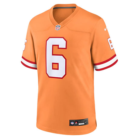 Tampa Bay Buccaneers Baker Mayfield Nike Orange Throwback Game Jersey - Nike - 