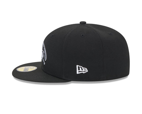 Tampa Bay Rays Black and White 59FIFTY Fitted - New Era - 