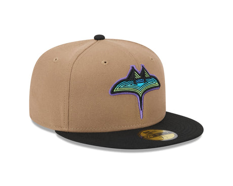 Tampa Bay Rays Canvas Camel 59FIFTY Fitted - New Era - 