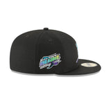 Tampa Bay Rays Inaugural Season 1998 Side Patch Black 59FIFTY Fitted Hat - New Era - 23860540902