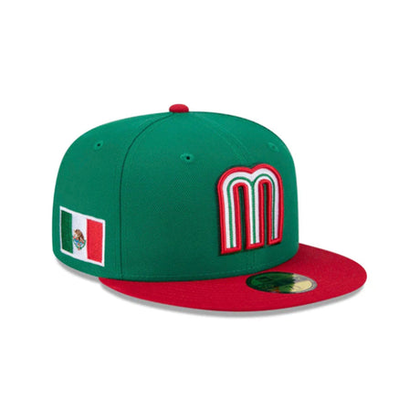 Team Mexico 2026 World Baseball Classic Green 59FIFTY Fitted Hat - New Era - 36020171301