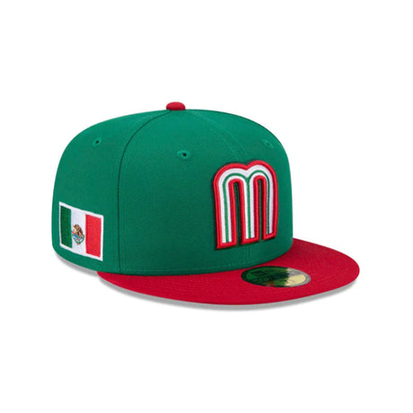 Team Mexico 2026 World Baseball Classic Green & Red 9FIFTY SnapBack - New Era - 36040171301