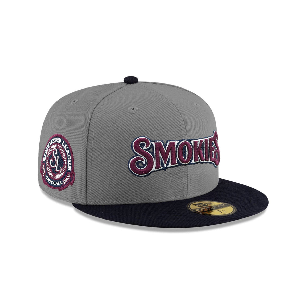 Tennessee Smokies Southern League Gray Navy 59FIFTY Fitted Hat - New Era - 236211408301