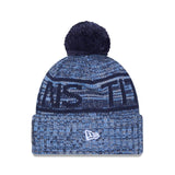 Tennessee Titans Navy/Light Blue Pom Knit Beanie - New Era - 