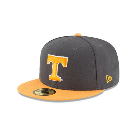 Tennessee Volunteers 59FIFTY Fitted Hat Gray Orange Brim - New Era - 23480766201