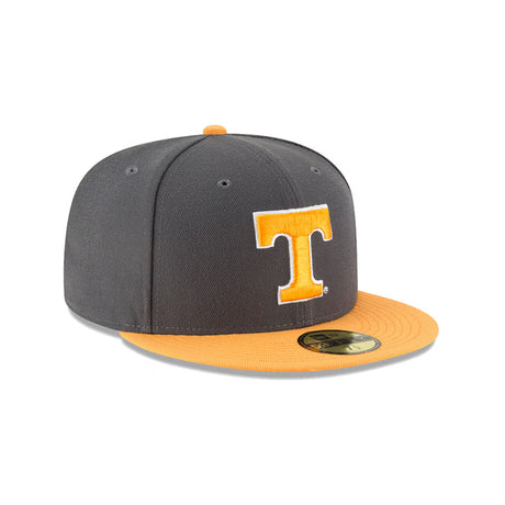 Tennessee Volunteers 59FIFTY Fitted Hat Gray Orange Brim - New Era - 23480766201
