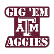 Texas A&M Aggies Gig Em Slogan Collector Enamel Pin - Wincraft - 3236016649