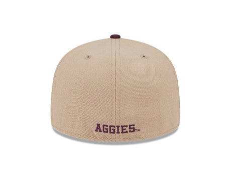 Texas A&M Aggies Khaki & Maroon 59FIFTY Fitted Hat - New Era - 