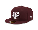 Texas A&M Aggies Maroon 59FIFTY Fitted Hat - New Era - 