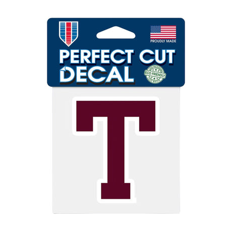 Texas A&M Aggies Primary Block T Logo 4x4 Perfect Cut Decal - Wincraft - 3210664