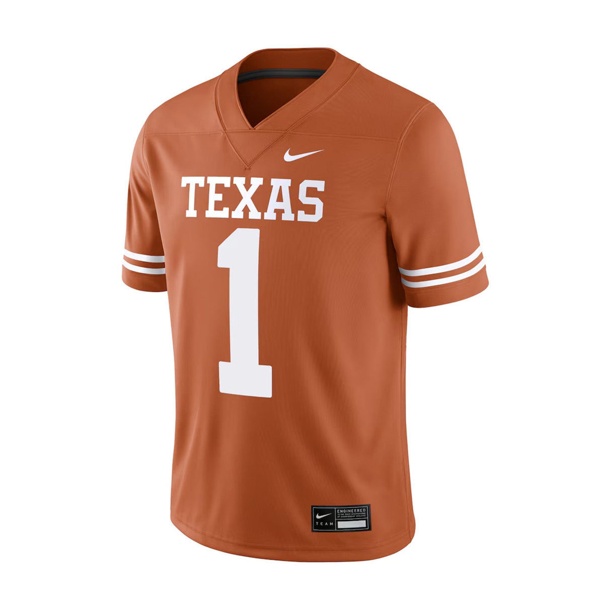 Texas Longhorns 1 Burnt Orange Game Jersey - Nike - 2303766301