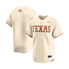 Texas Longhorns Alternate Cream Limited Jersey - Nike - 230370166317