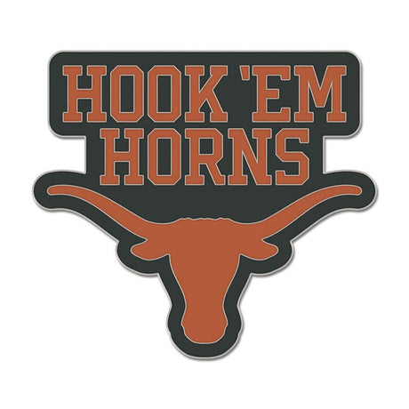 Texas Longhorns Hook ’Em Horns Collector Enamel Pin - Wincraft - 3236016639