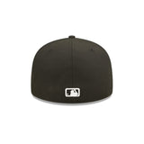 Texas Rangers Black & White Logo 59FIFTY Fitted Hat - New Era - 23011142201
