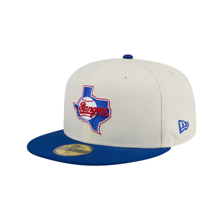 Texas Rangers Cooperstown Collection Cream 59FIFTY Fitted Hat - New Era - 