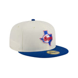 Texas Rangers Cooperstown Collection Cream 59FIFTY Fitted Hat - New Era - 