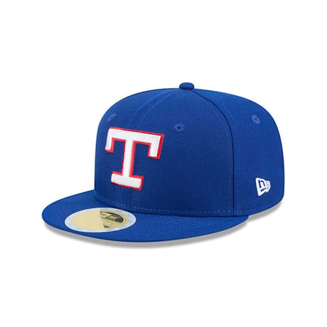 Texas Rangers Cooperstown Hall Of Fame Patch Blue 59FIFTY Fitted Hat - New Era - 23672742201