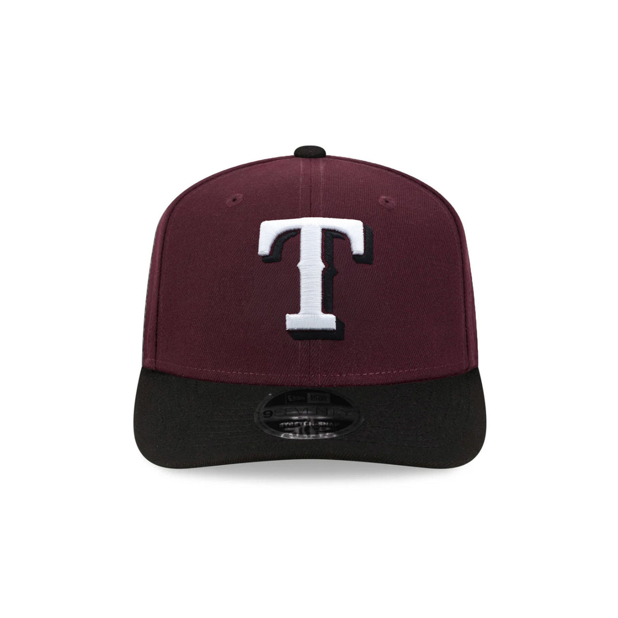 Texas Rangers Maroon & Black 9SEVENTY Stretch Snap Hat - New Era - 23013942201
