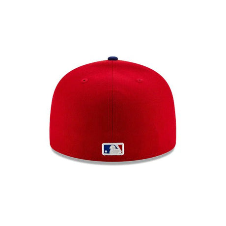 Texas Rangers Red & Blue 50th Anniversary 59FIFTY Fitted Hat - New Era - 