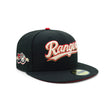 Texas Rangers Red & Gold Script 59FIFTY Fitted - New Era - 