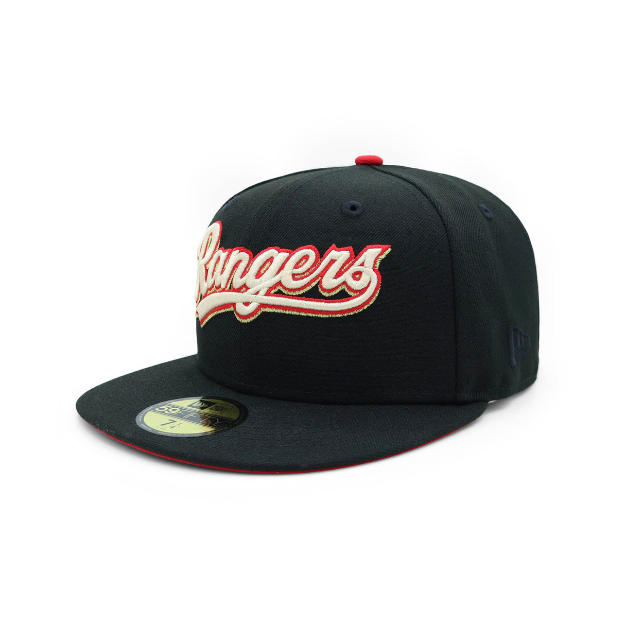 Texas Rangers Red & Gold Script 59FIFTY Fitted - New Era - 