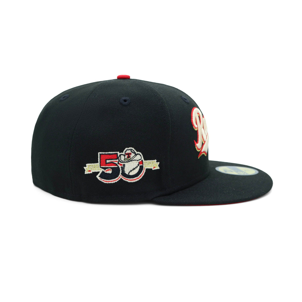 Texas Rangers Red & Gold Script 59FIFTY Fitted - New Era - 