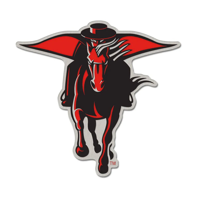 Texas Tech Red Raiders Masked Rider Logo Collector Enamel Pin - Wincraft - 3236016652