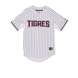 Tigres de Quintana Roo 50th Anniversary White Pinstripe New Era Baseball Jersey - New Era - 