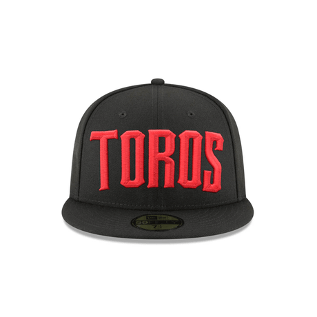 Tijuana Toros Black 59FIFTY Fitted Hat - New Era - 23040245912