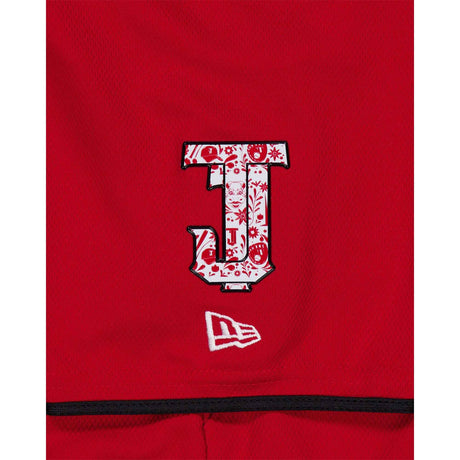 Tijuana Toros Red Floral Lettering New Era Baseball Jersey - New Era - 
