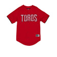 Tijuana Toros Red Floral Lettering New Era Baseball Jersey - New Era - 