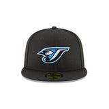 Toronto Blue Jays Black Alternate Logo 59FIFTY Fitted Hat - New Era - 23860540413