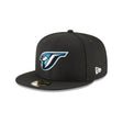 Toronto Blue Jays Black Alternate Logo 59FIFTY Fitted Hat - New Era - 23860540413
