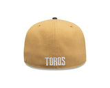 Toros de Tijuana Beige & Gray New Era 59FIFTY Fitted Hat - New Era - 