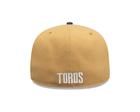 Toros de Tijuana Beige & Gray New Era 59FIFTY Fitted Hat - New Era - 