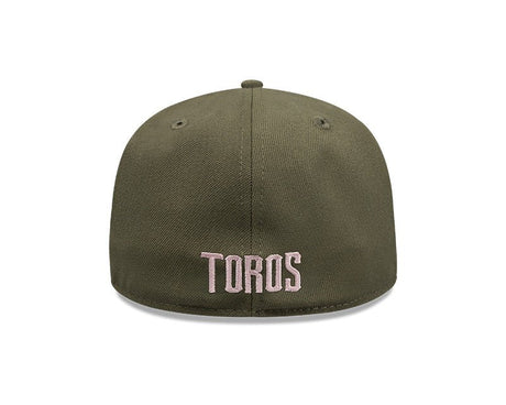 Toros de Tijuana Olive & Pink New Era 59FIFTY Fitted Hat - New Era - 