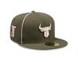 Toros de Tijuana Olive & Pink New Era 59FIFTY Fitted Hat - New Era - 