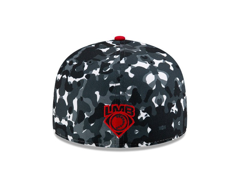 Toros de Tijuana White/Black Camo 59FIFTY Fitted Hat - New Era - 