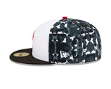 Toros de Tijuana White/Black Camo 59FIFTY Fitted Hat - New Era - 