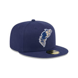 Tri-City Dust Devils Authentic Collection Navy Blue 59FIFTY Fitted Hat - New Era - 232605402601