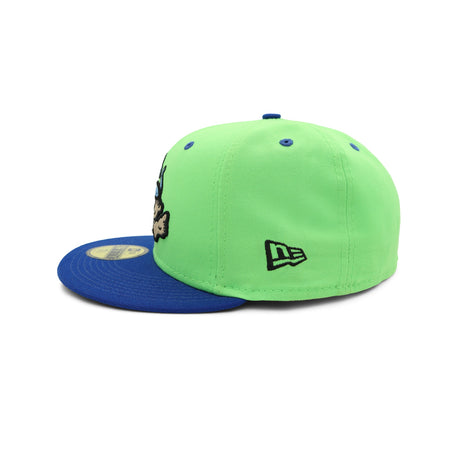 Tulsa Drillers Green/Blue Noodlers Theme Night 59FIFTY Fitted MINOR LEAGUE - New Era - 