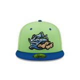 Tulsa Drillers Noodlers Theme Night Green 59FIFTY Fitted Hat - New Era - 230402411202