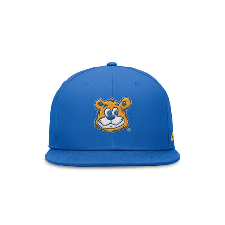 UCLA Bruins Joe Bear College Vault Blue True Fitted Hat - Nike - 230330166701