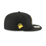 UCLA Bruins Retro Bear Logo Black 59FIFTY Fitted Hat - New Era - 23480366712