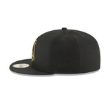 UCLA Bruins Retro Bear Logo Black 59FIFTY Fitted Hat - New Era - 23480366712