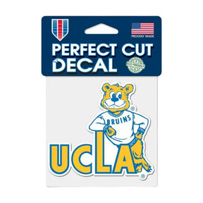 UCLA Bruins Vintage Logo 4x4 Perfect Cut Decal - Wincraft - 3210667