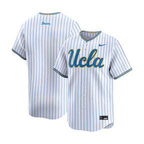 UCLA Bruins White Pinstripe Baseball Jersey - Nike - 230370166709