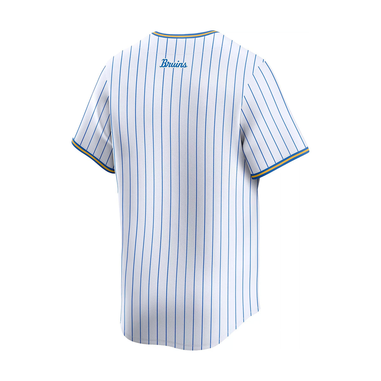 UCLA Bruins White Pinstripe Baseball Jersey - Nike - 230370166709