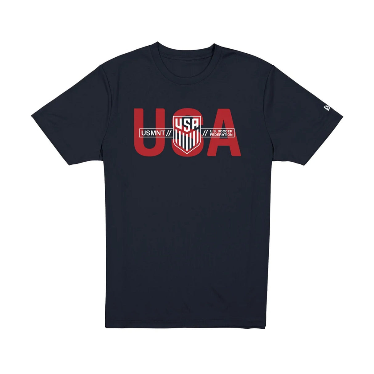 United States Men’s National Team History Graphic Navy Blue T-Shirt - New Era - 230520271901