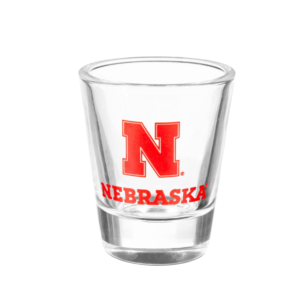 University of Nebraska 4-Piece Ceramic and Glass 2oz. Shot Glass Set - EG Collective - 801946180548